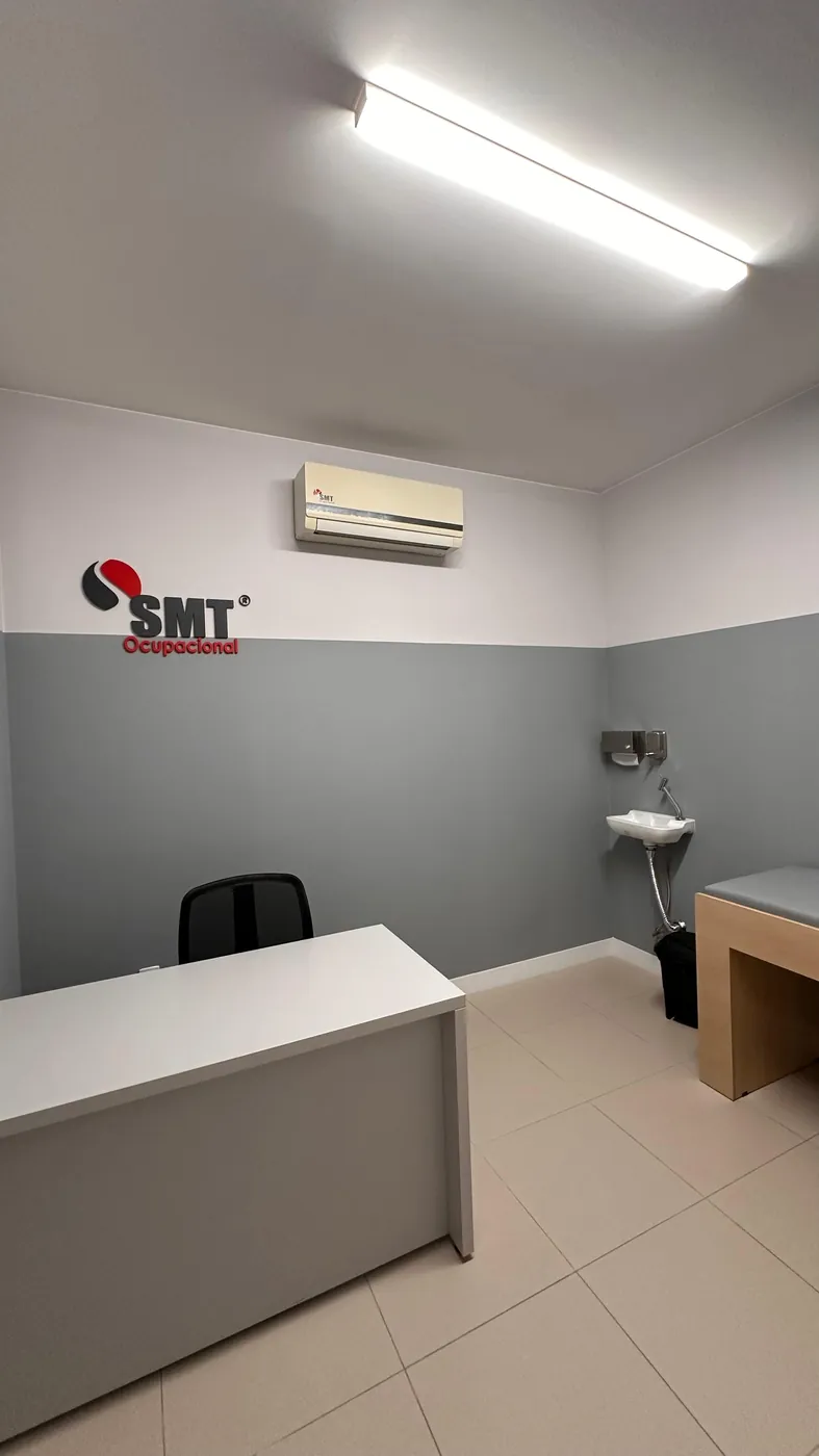 Consultório da unidade SMT Ocupacional em Itajaí